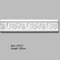 PU Carved Curved Mouldings nga adunay Rosette Design